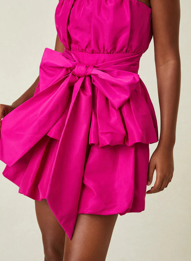 Love Shack Fancy- Gallant Dress- Fuschia Red