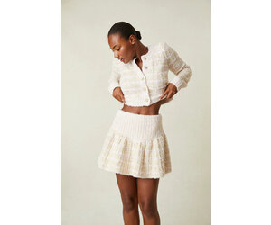 Love Shack Fancy Women Glindy Skirt White Vanilla