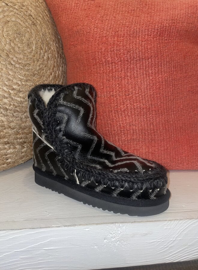 Mou Eskimo metallic ankle boots - Brown
