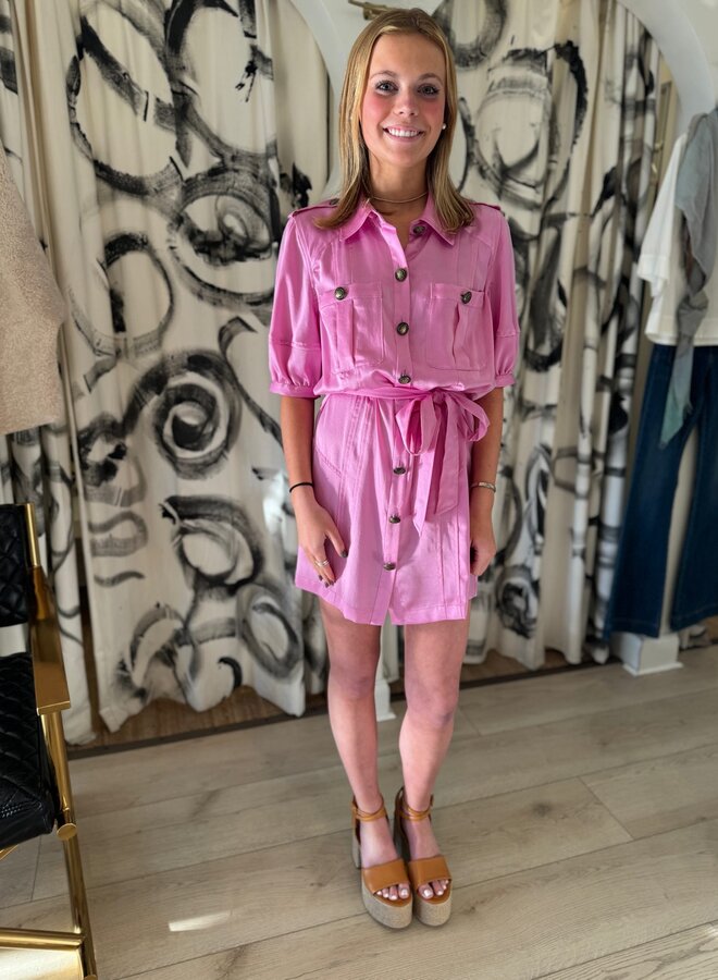 Ramy Brook- Murphy Dress- Pink Orchid