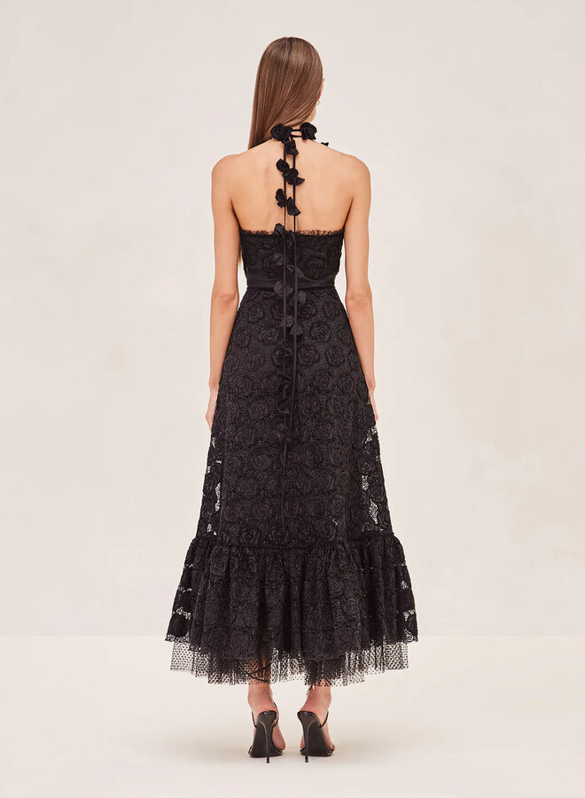 Alexis- Villanelle Dress- Black