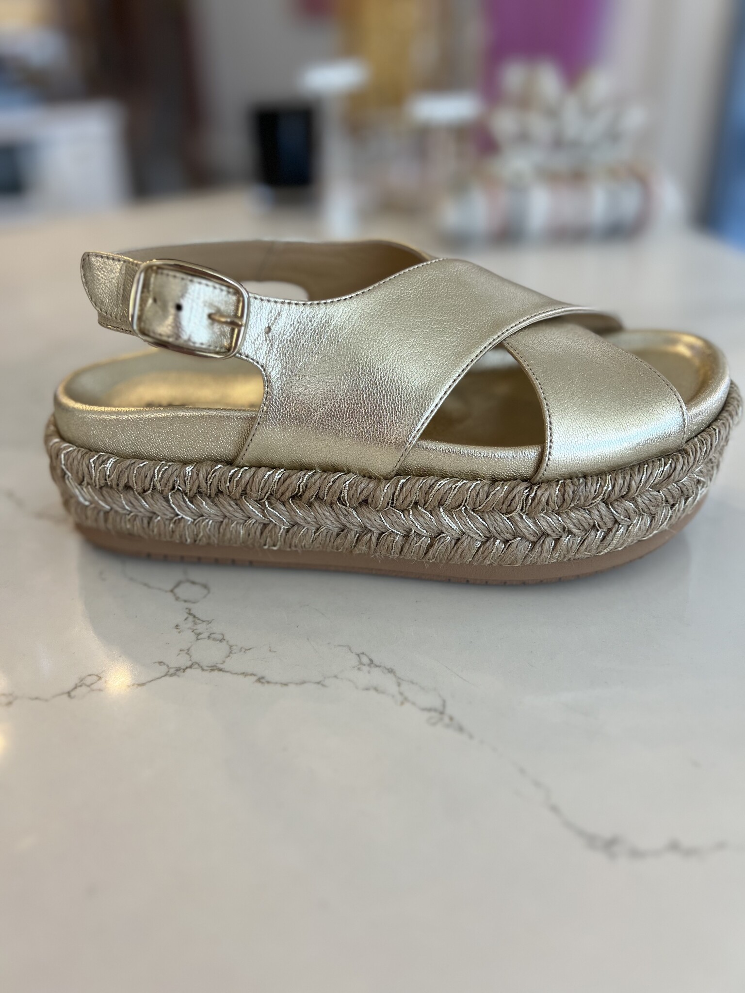 Paloma Barcelo- Francia Metallic Napa- Champagne - Dukes Online Paloma Barcelo- Francia Metallic Napa- Champagne - Dukes Online