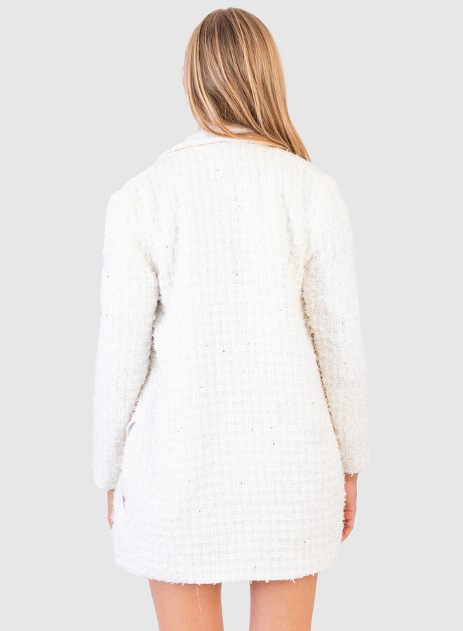 Koch- Annie Jacket- Lux White Tweed
