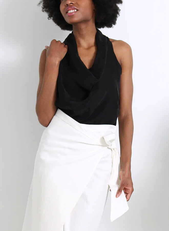 Natalie Busby - Laid Back Cowl Top - Black