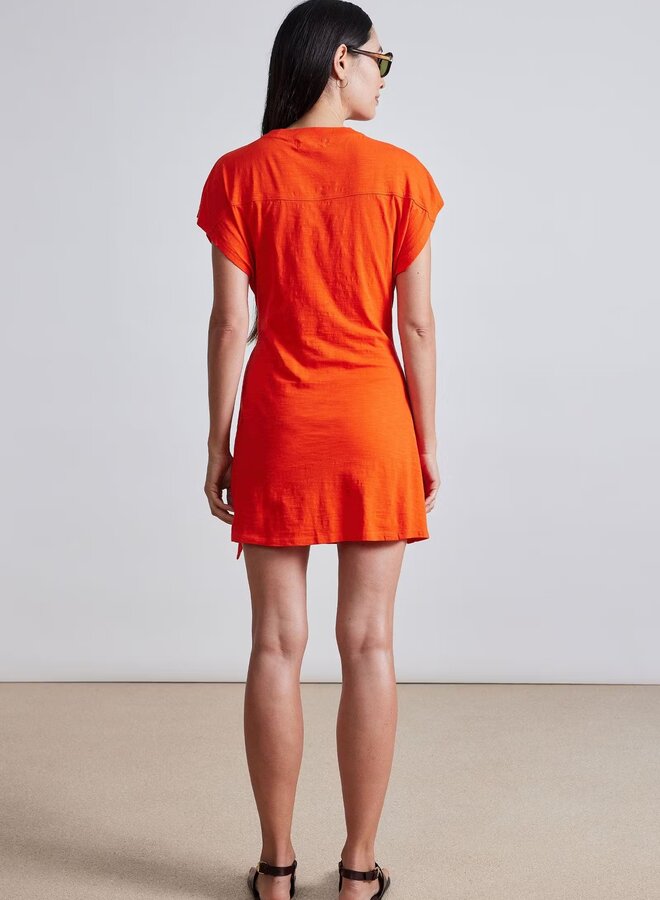 Apiece Apart - Nina Cinched Mini Dress - Flambe