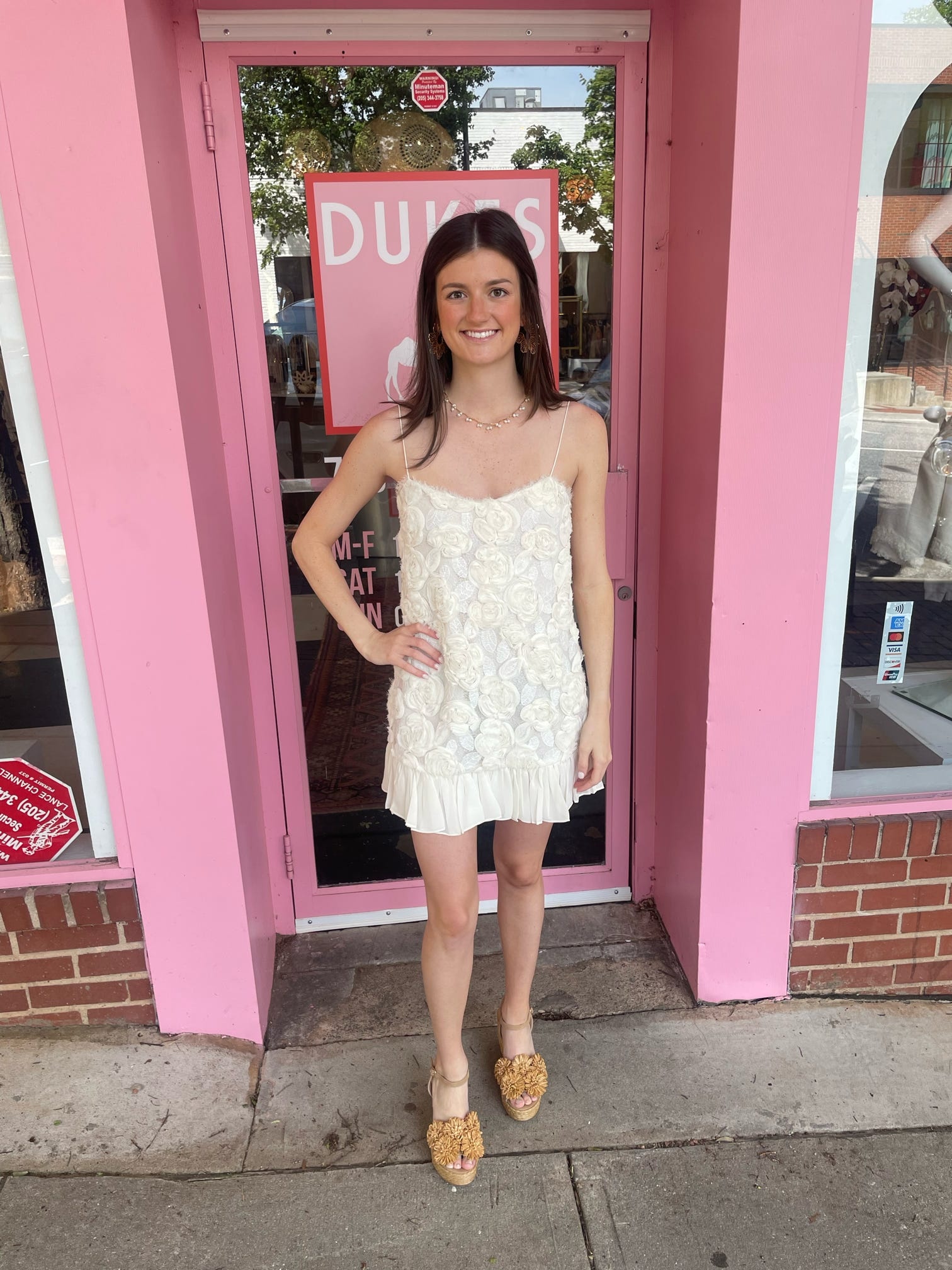 Alexis- Blanc Dress- Ivory - Dukes Online