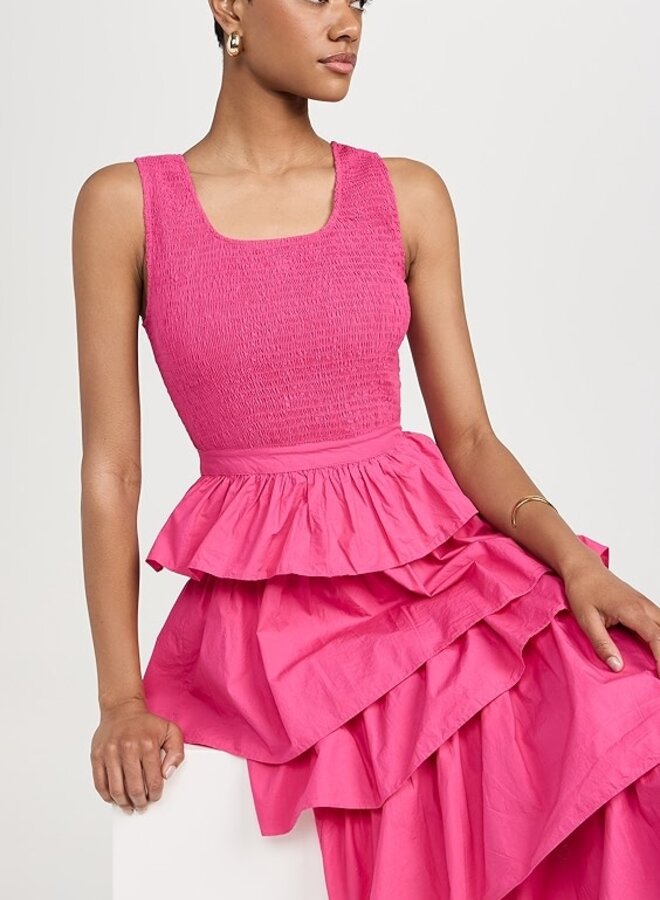Rhode- Nia Dress- Hot Pink