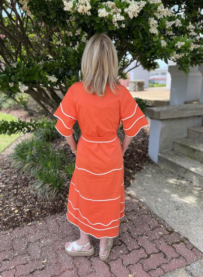 Alexis- Rhodes Dress- Orange