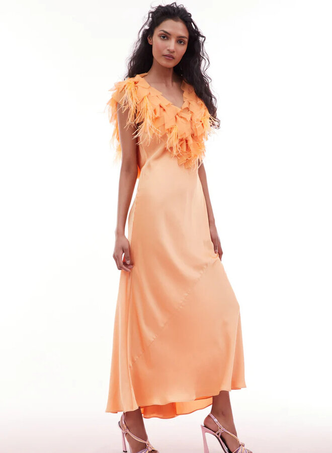Love Shack Fancy- Manota Dress- Tangerine