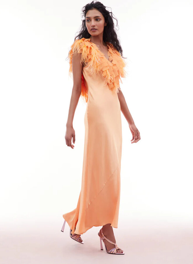 Love Shack Fancy- Manota Dress- Tangerine