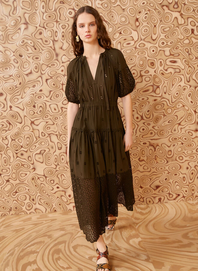 Ulla Johnson- Nova Dress- Militaire