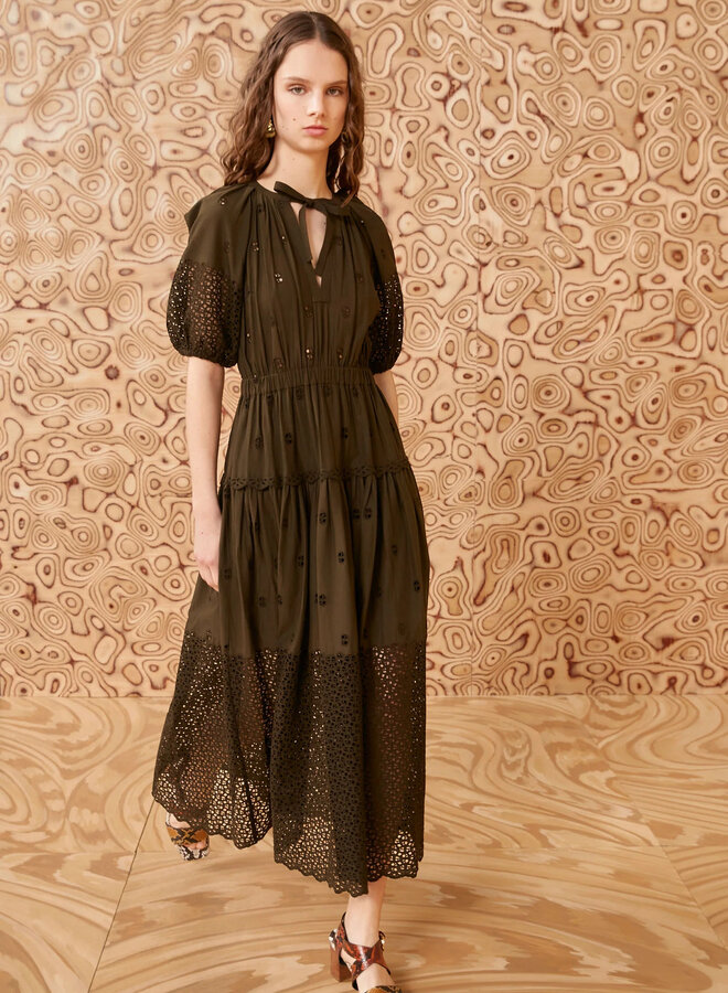 Ulla Johnson- Nova Dress- Militaire