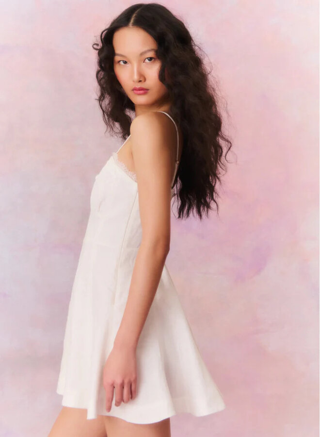 Love Shack Fancy- Shai Dress- Antique White