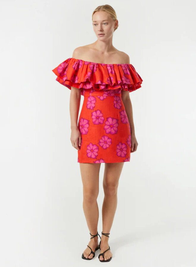Rhode- Vivi Dress- Scarlet Bombay Bloom
