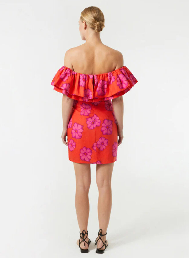 Rhode- Vivi Dress- Scarlet Bombay Bloom