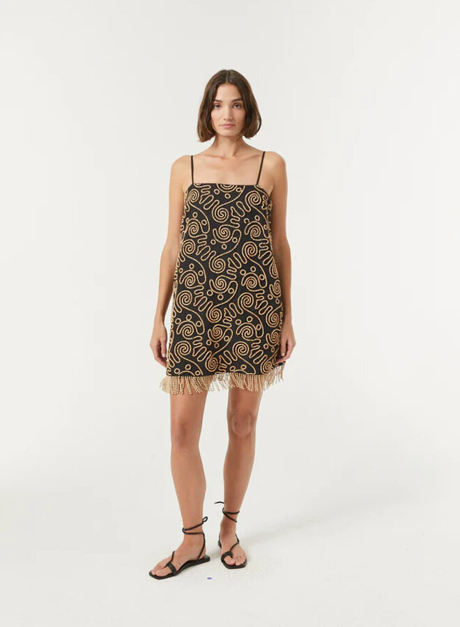 Rhode- Nilu Dress- Wood Bead