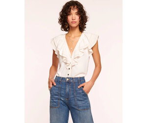 Illyria Blouse Ivory - Ramy Brook