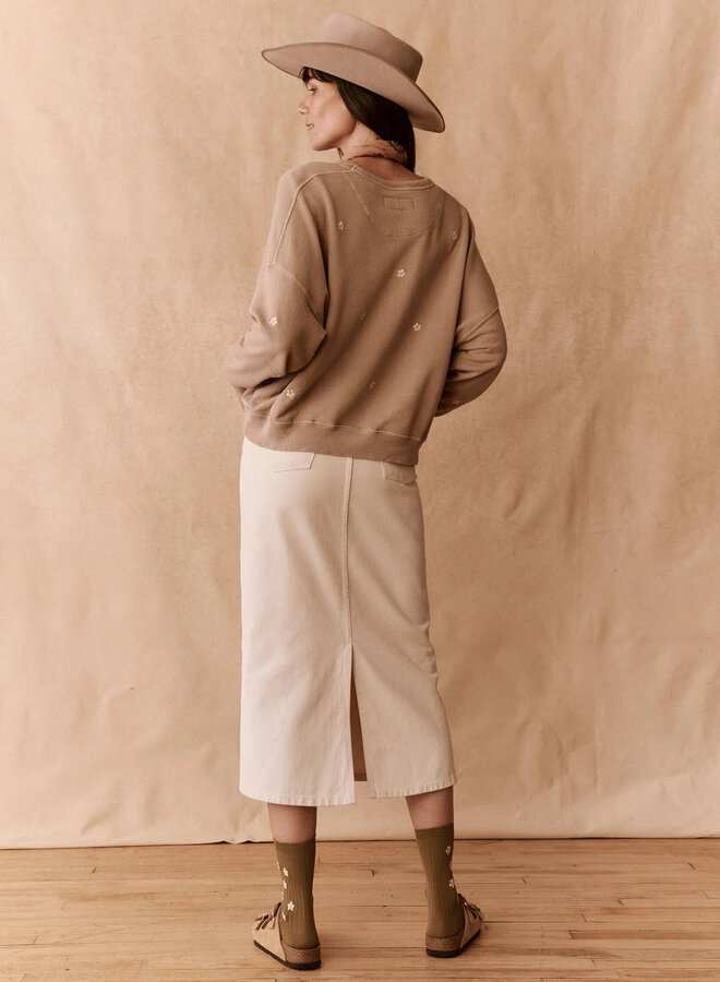 The Great- The Column Skirt- Natural