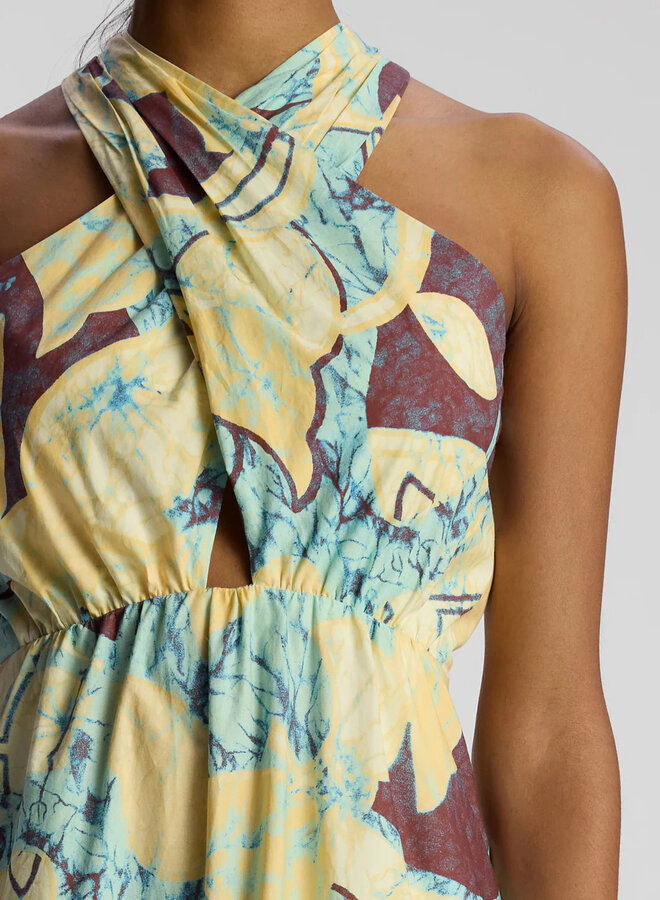 A.L.C.- Veronica Dress- Carob/Chardonnay