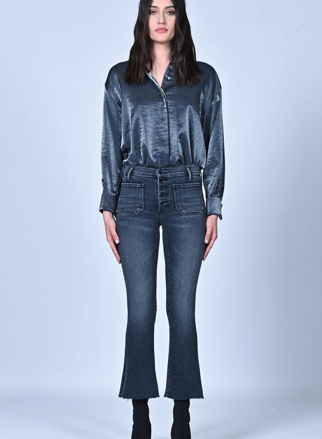 Black Orchid- Angelina Patch Pocket Flare- Gotta Have Faith