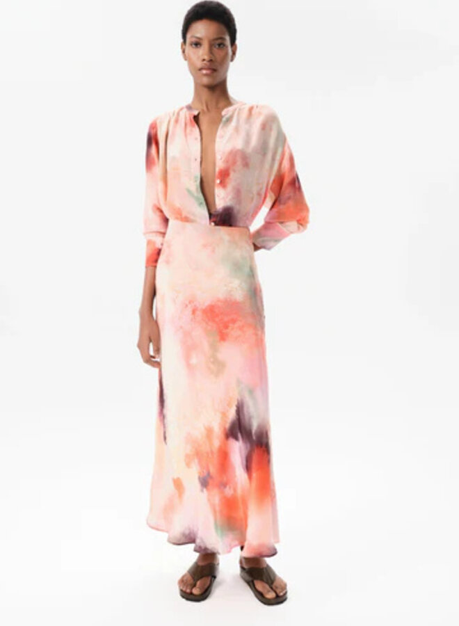 Maria Cher- Jufre Ellen Long Skirt- Wild Rose