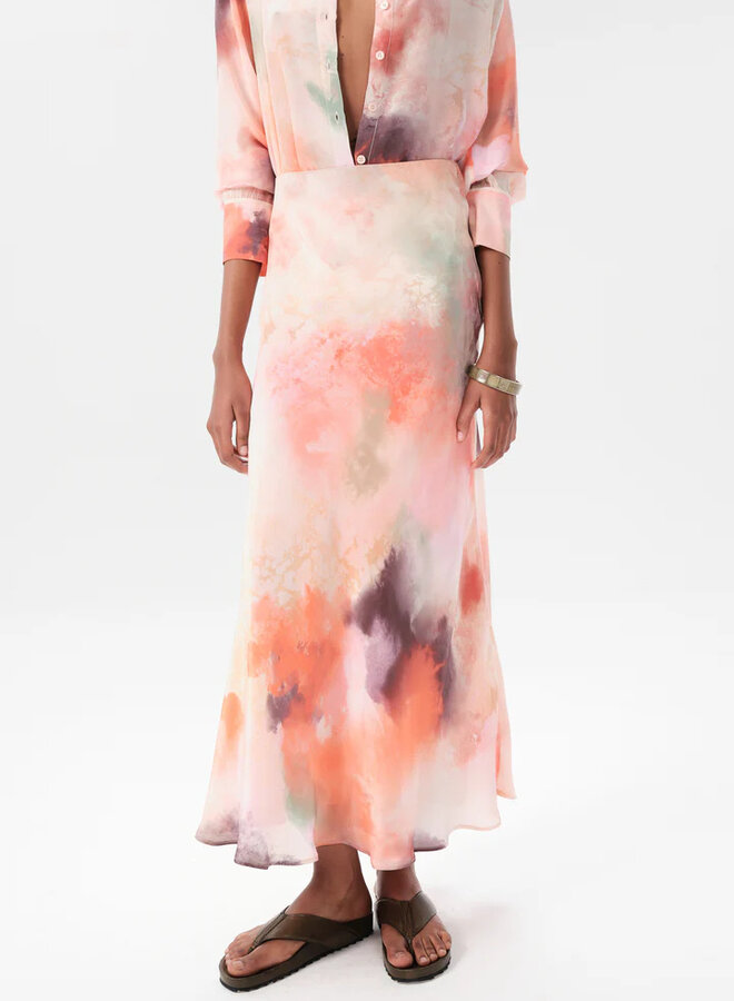 Maria Cher- Jufre Ellen Long Skirt- Wild Rose