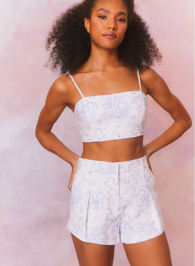 Love Shack Fancy- Isadore Top- BLIBL