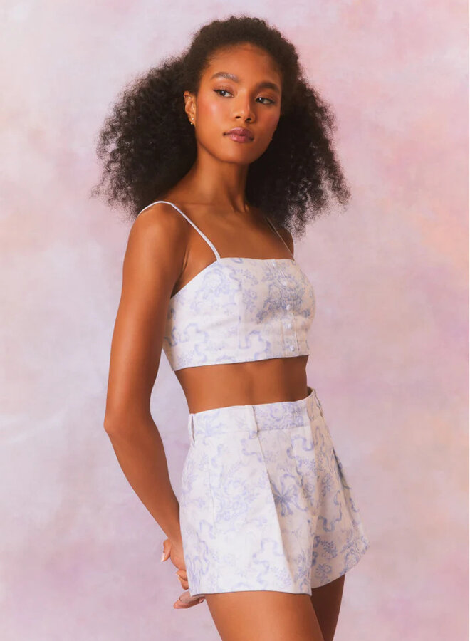 Love Shack Fancy- Isadore Top- BLIBL