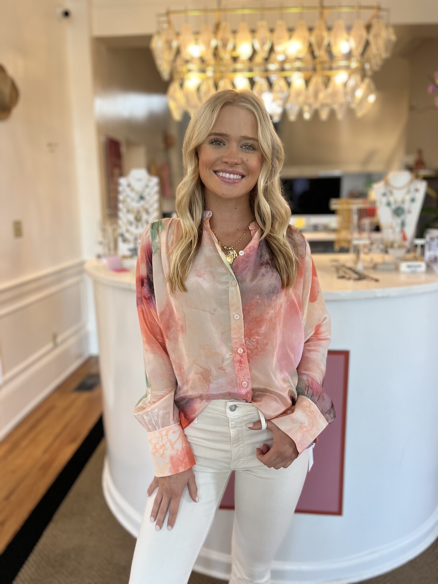 Maria Cher- Jufre Celia Shirt- Wild Rose - Dukes Online