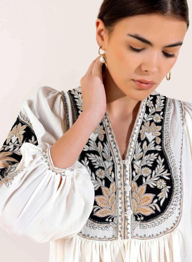 Scarlett Poppies- Francine Blouse- Simply White