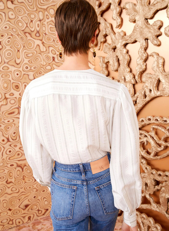 Ulla Johnson- Adelaide Blouse- Chalk