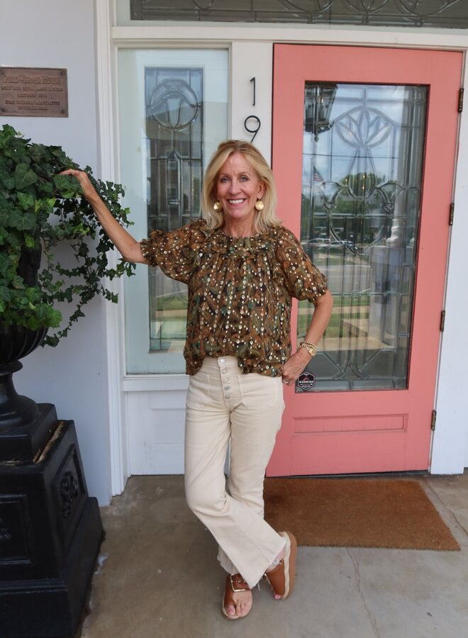 Ulla Johnson- Avery Top- Tiger's Eye