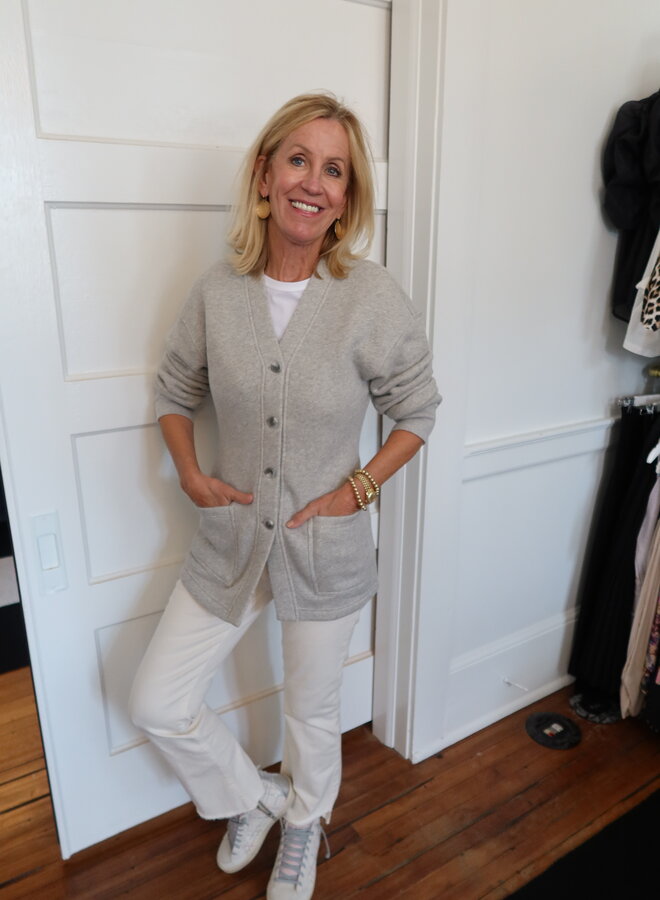 Ulla Johnson- Lucian Cardigan- Heather Grey