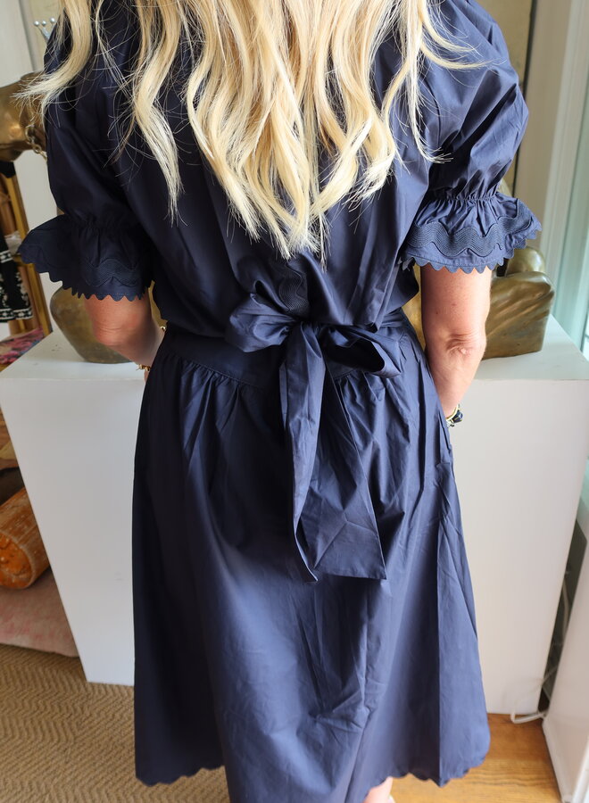 Sundays- Aliza Dress- Navy
