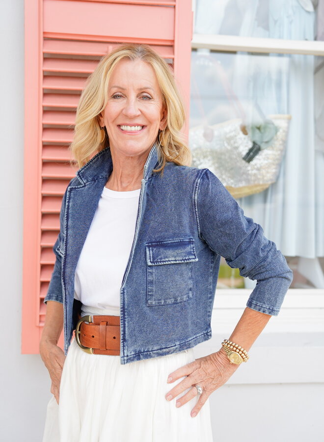 Sundays- Raina Blazer- Blue