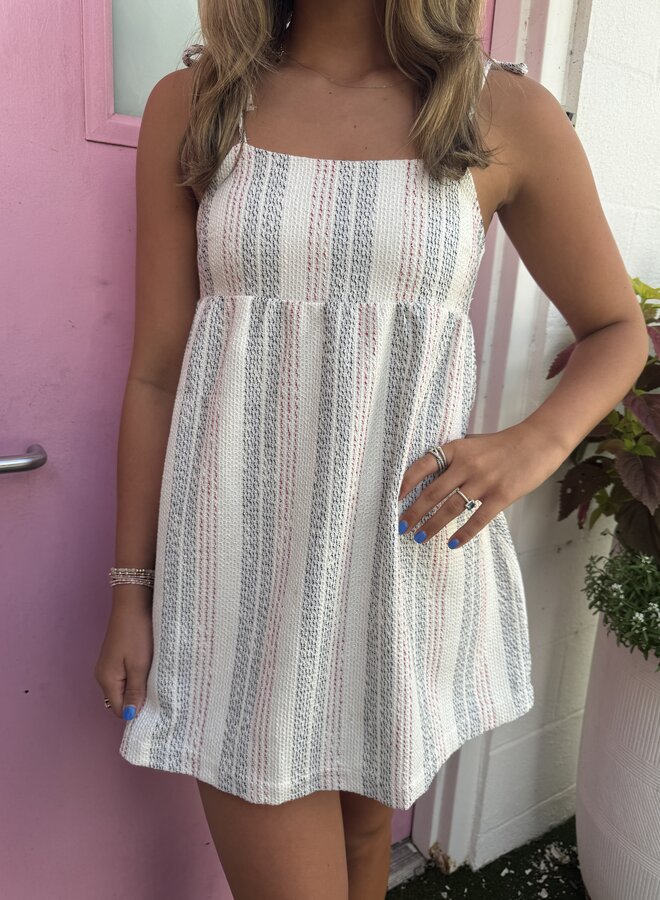 Koch- Alexis Dress- Shimmer Stripe