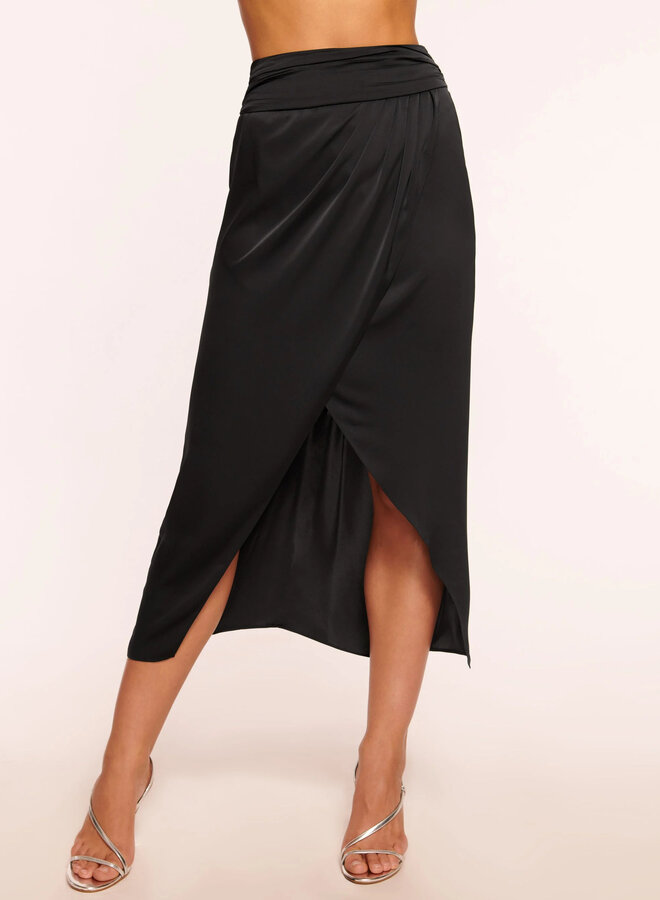 Ramy Brook- Zula Midi Skirt- Black