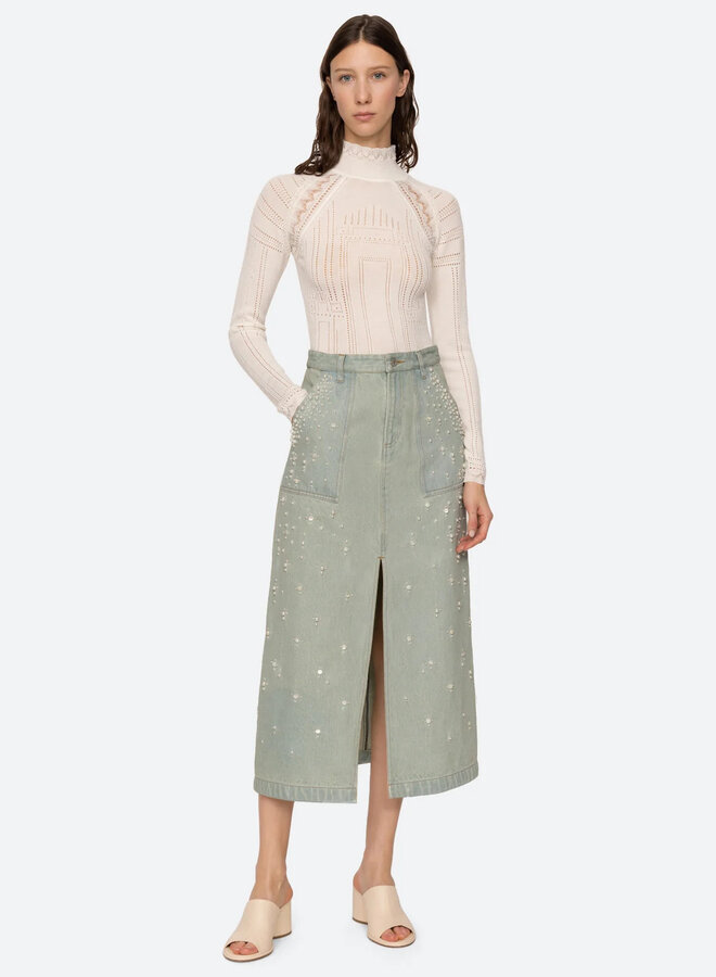 Sea New York- Perlette Denim Skirt