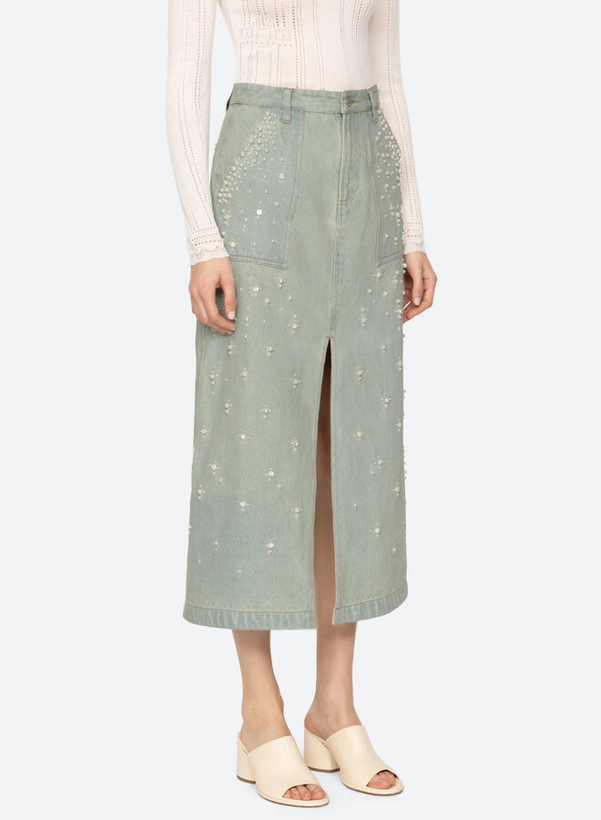 Sea New York- Perlette Denim Skirt