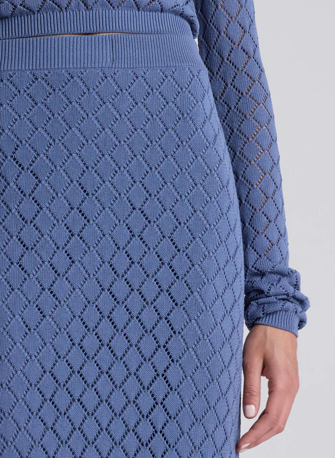 A.L.C.- Addison Skirt- Steel Blue