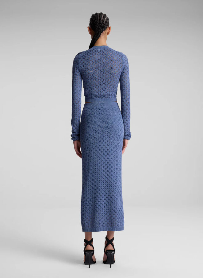 A.L.C.- Addison Skirt- Steel Blue