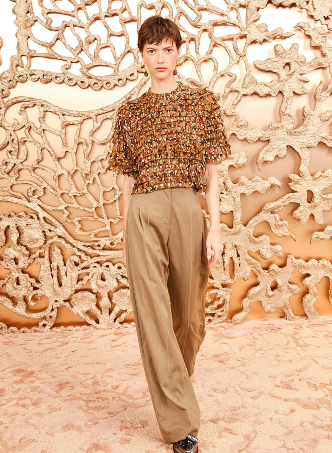 Ulla Johnson- Carmella Blouse- Tiger's Eye