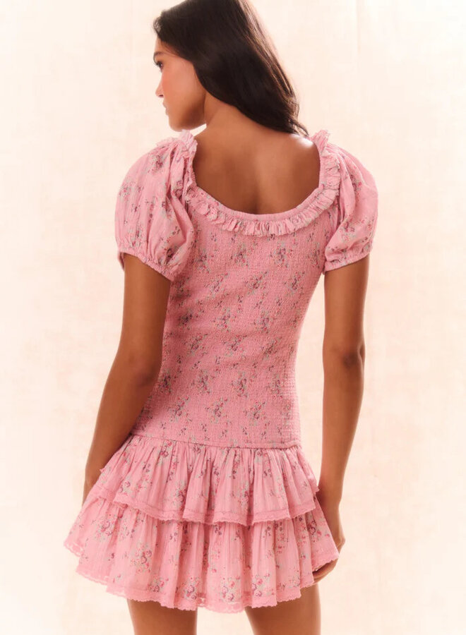 Love Shack Fancy- Violet Dress- Pink Dusk