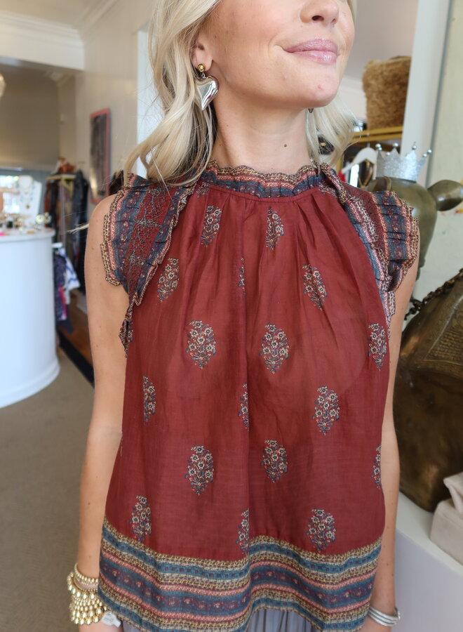 Sea New York- Sierra Print Tank Top- Multi