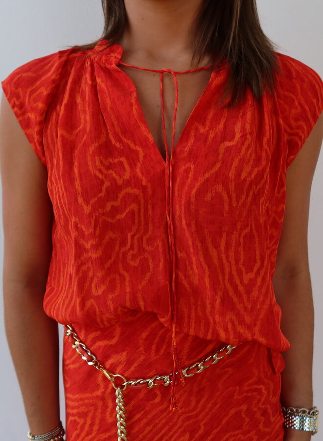 Maria Cher- Alvarez Keyla Top- Coral