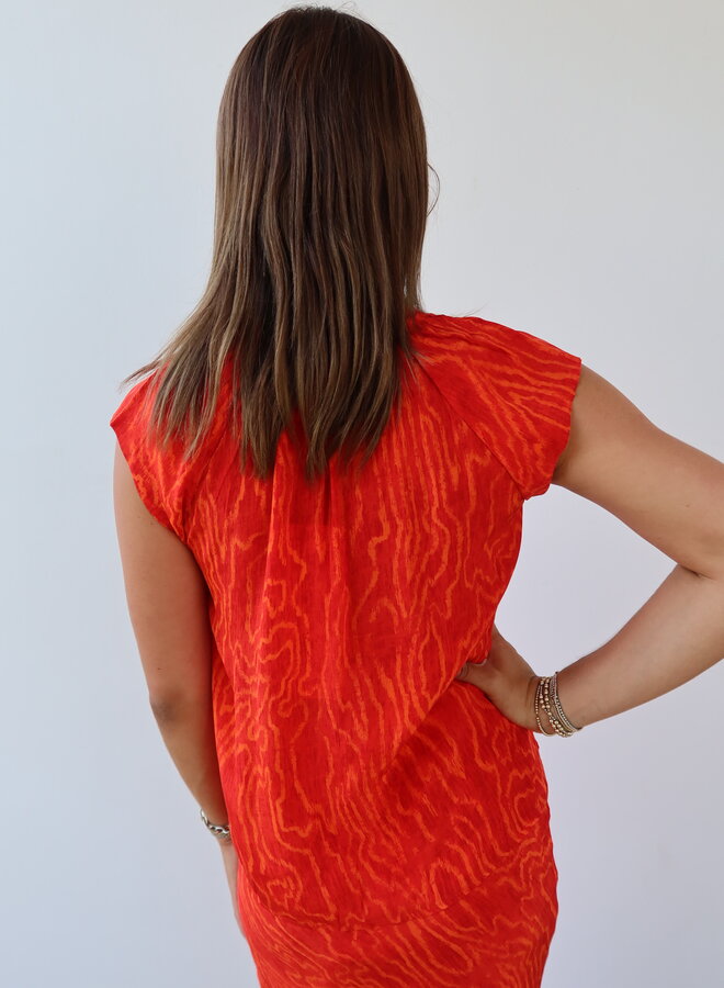 Maria Cher- Alvarez Keyla Top- Coral