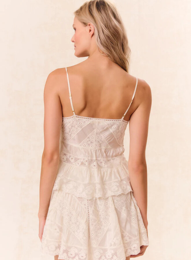 Love Shack Fancy- Shayda Skirt- Off White