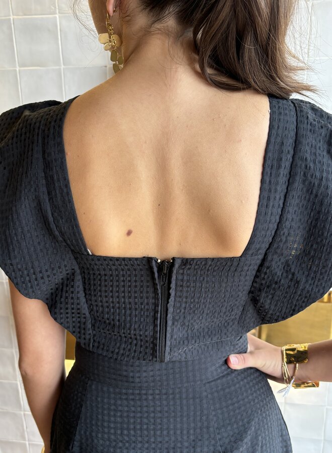 Koch- Cecilia Top- Black Check