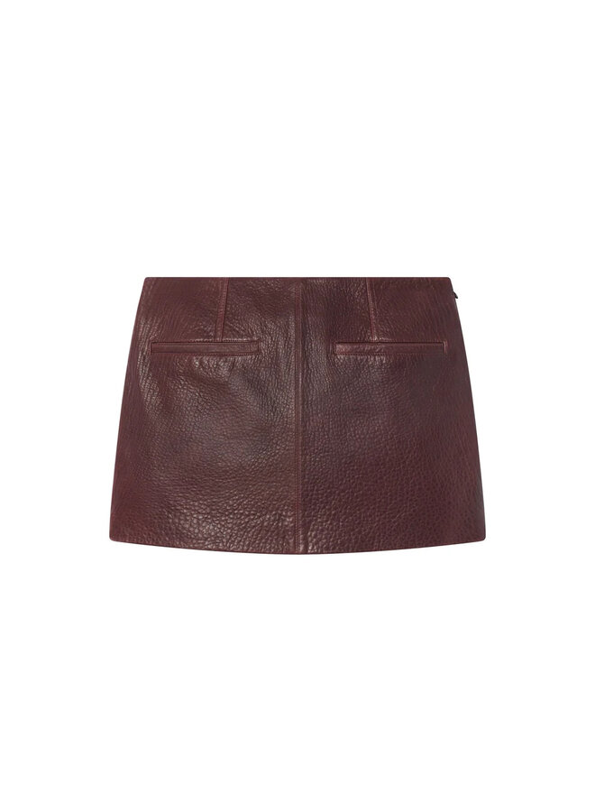 A.L.C.- Cowan Skirt- Umber