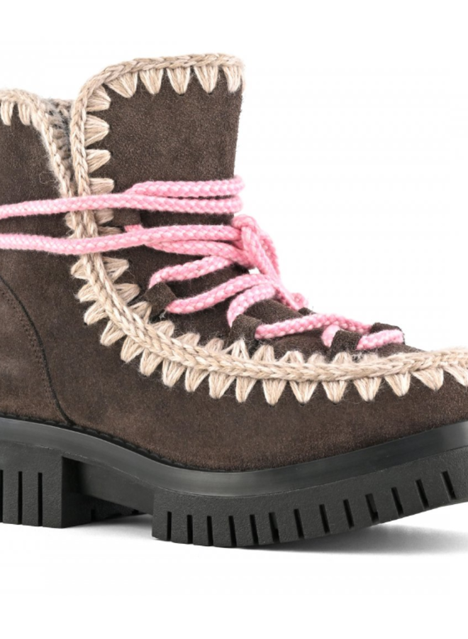 Mou- Eskimo Combat Scoubidoo Lace- Mocha